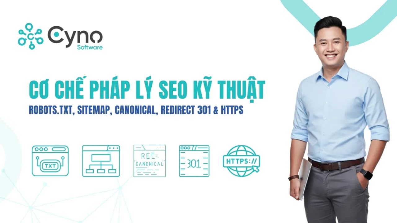 SEO kỹ thuật: Robots.txt, Sitemap, Canonical, 301 và HTTPS
