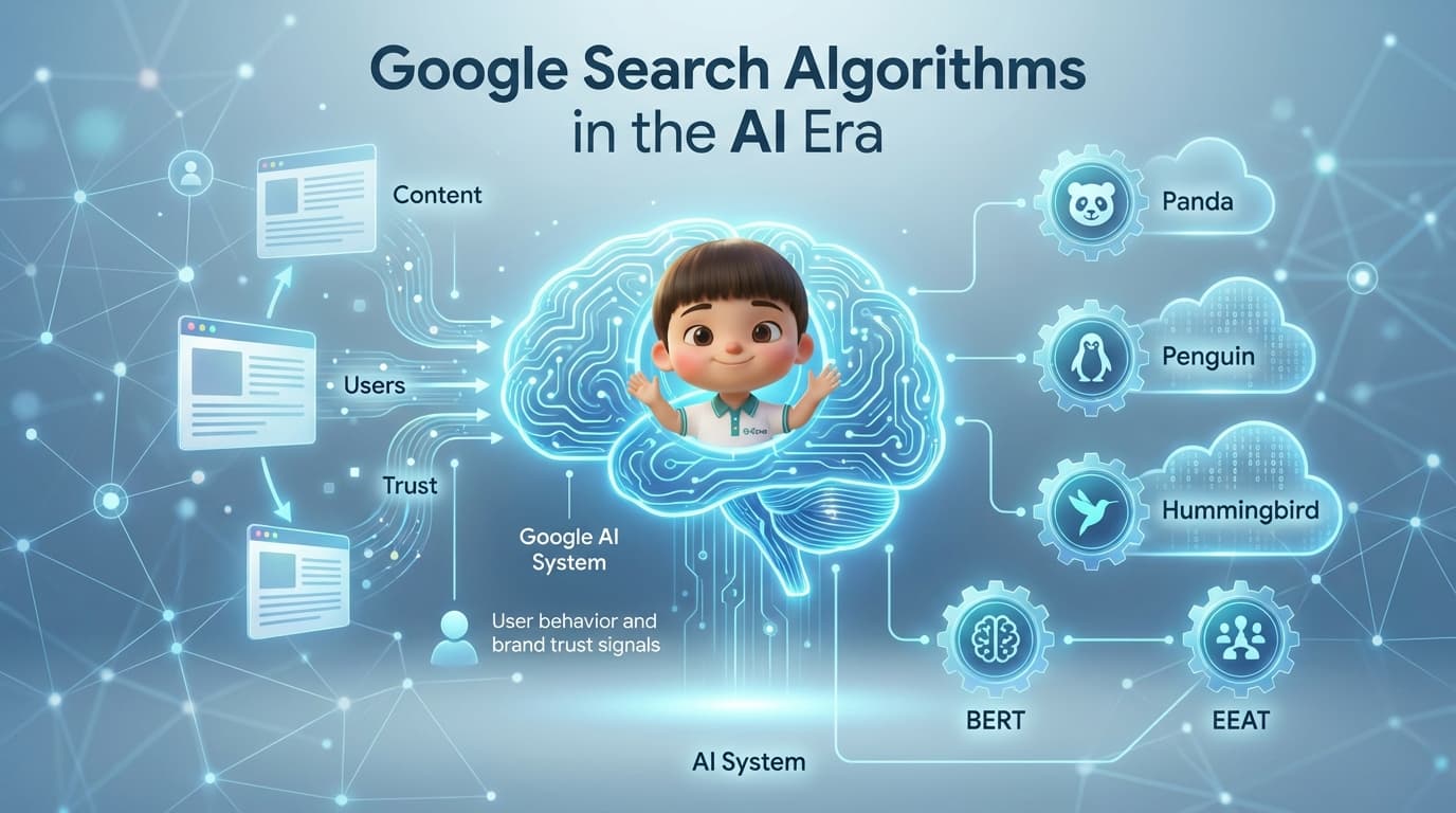 Tổng quan các thuật toán Google trong lịch sử SEO