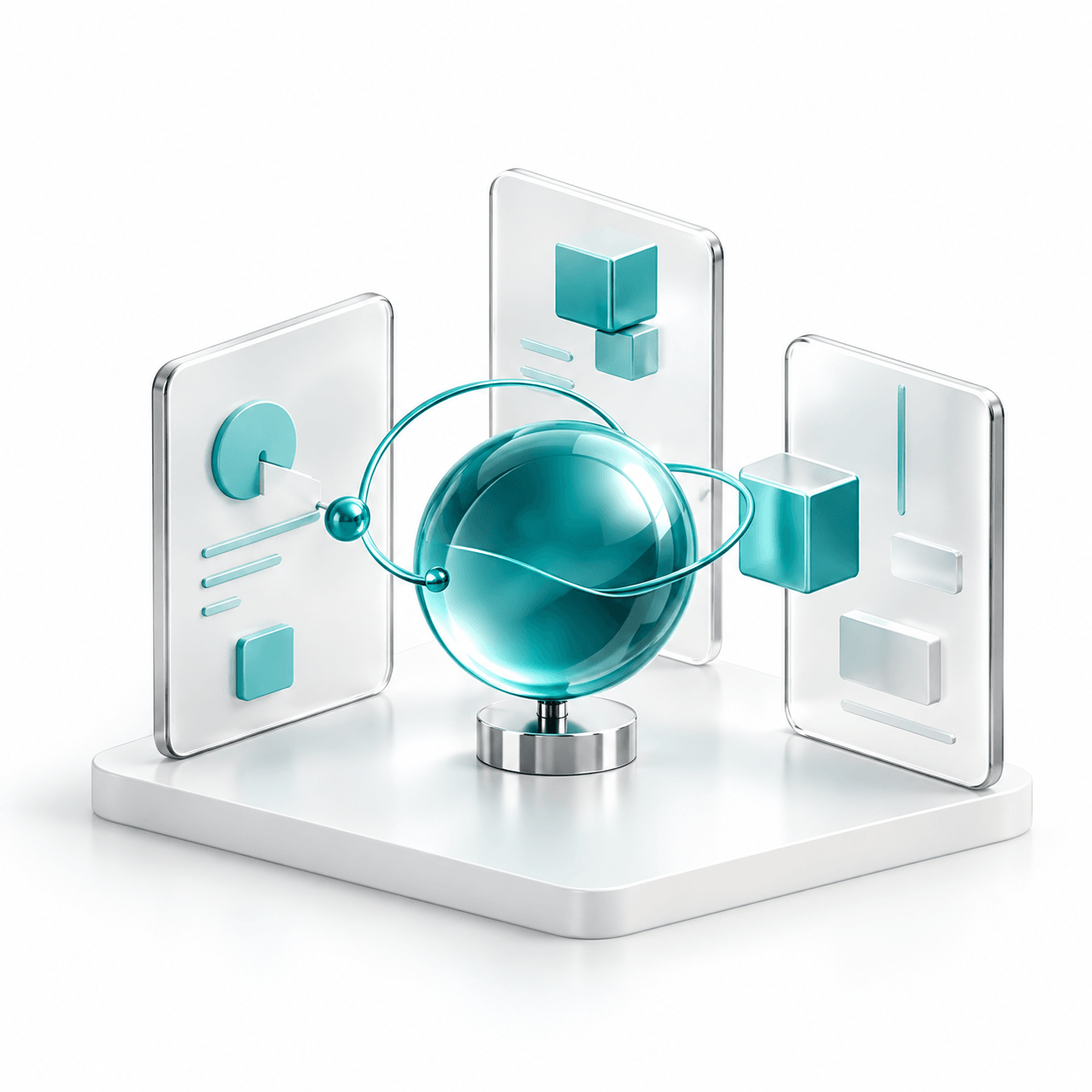 Minh họa website, phần mềm và marketing số kết nối trên cùng nền tảng