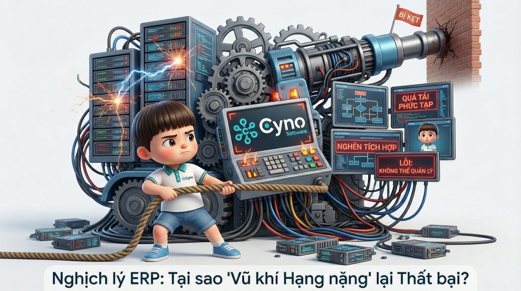 Triển khai ERP thường thất bại do quy trình doanh nghiệp thay đổi liên tục theo thị trường.