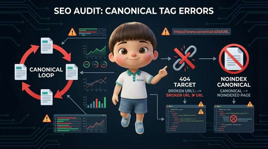 Những lỗi canonical phổ biến khiến website tụt hạng SEO