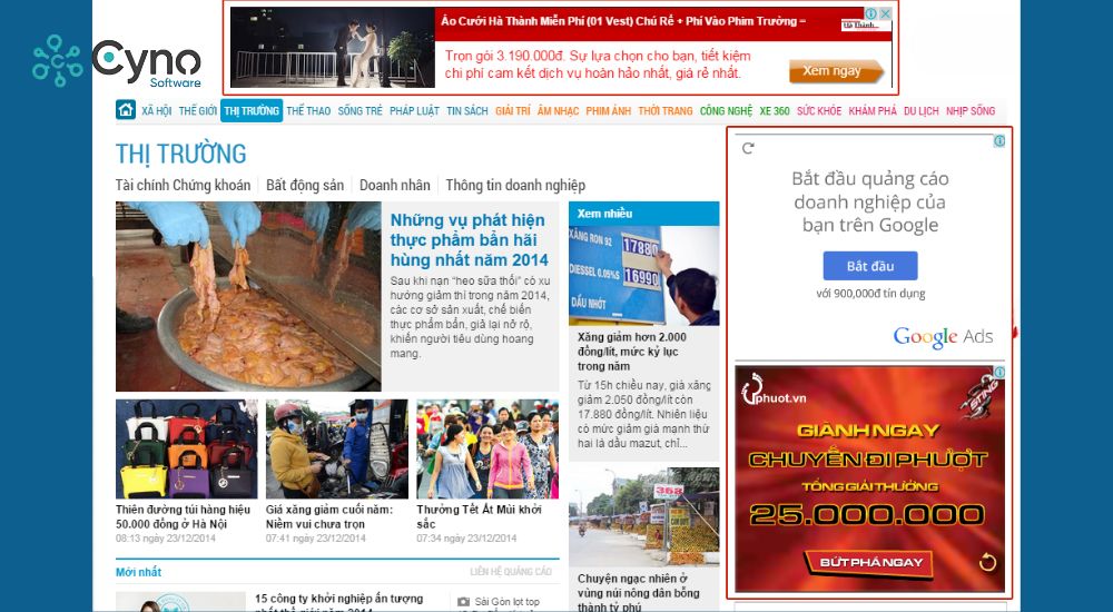 Tìm hiểu các loại quảng cáo Google AdSense