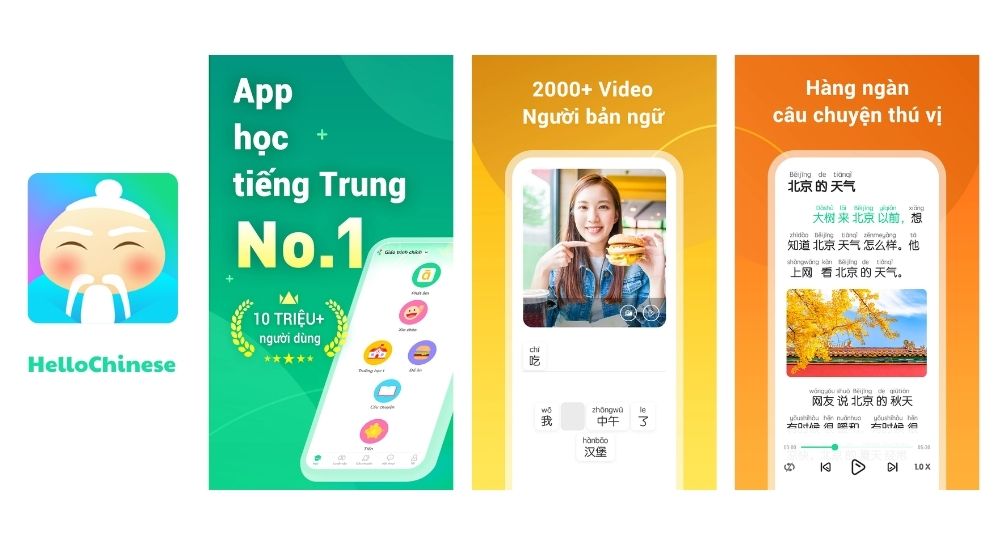 ứng dụng học tiếng Trung