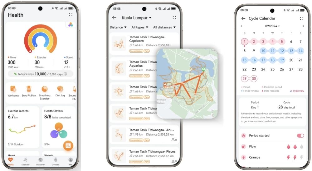 Đếm bước Huawei Health