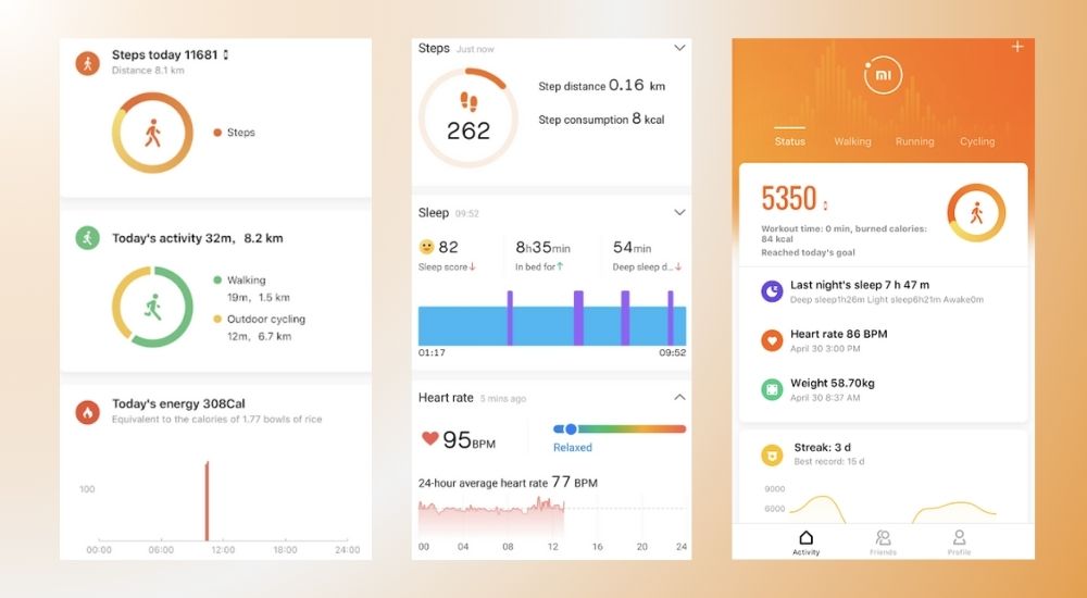 Đếm bước chân Mi Fit