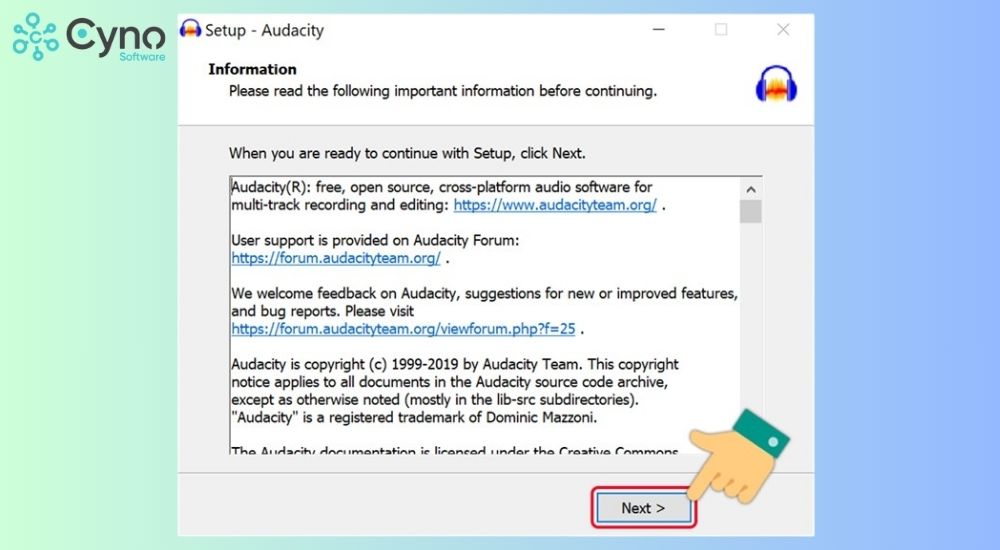cách cài đặt Audacity