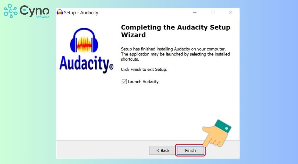 cài đặt audacity 