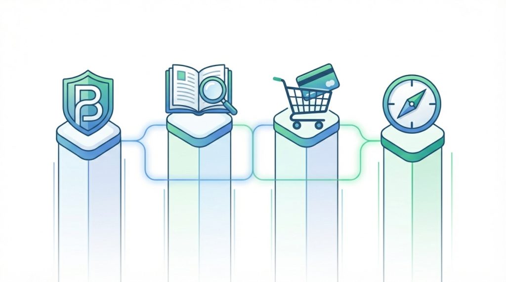 Bốn loại từ khóa cốt lõi trong SEO hiện đại theo hành trình người dùng