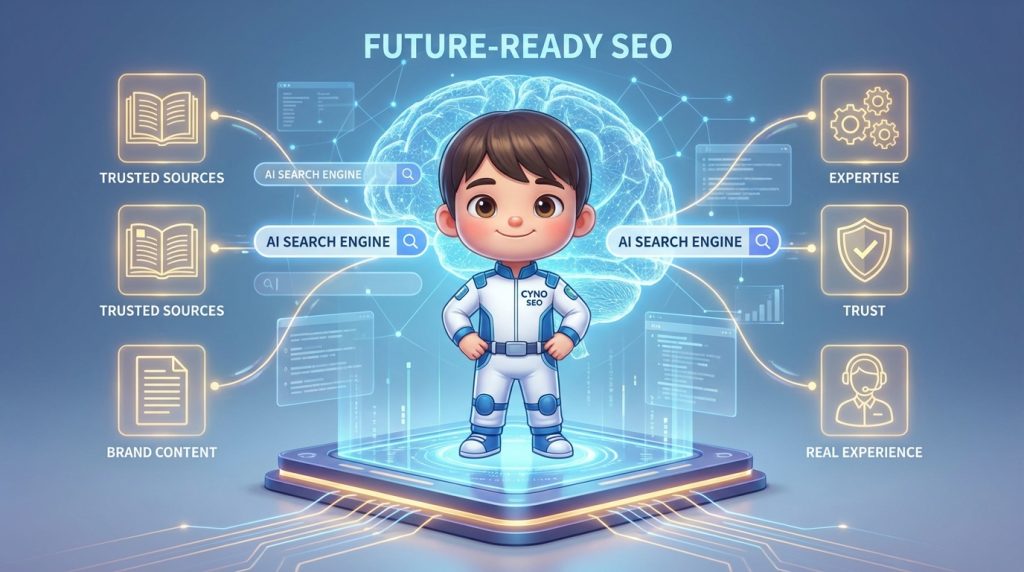 Content SEO xây dựng đúng niềm tin giúp thương hiệu được AI Search trích dẫn