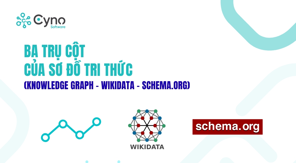 BA TRỤ CỘT CỦA SƠ ĐỒ TRI THỨC (KNOWLEDGE GRAPH – WIKIDATA – SCHEMA.ORG)