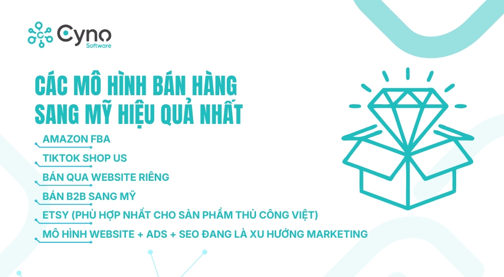 Các mô hình bán hàng sang Mỹ hiệu quả nhất