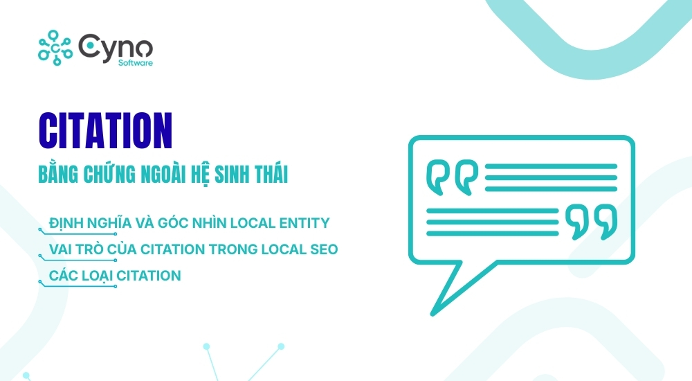 CITATION – BẰNG CHỨNG NGOÀI HỆ SINH THÁI