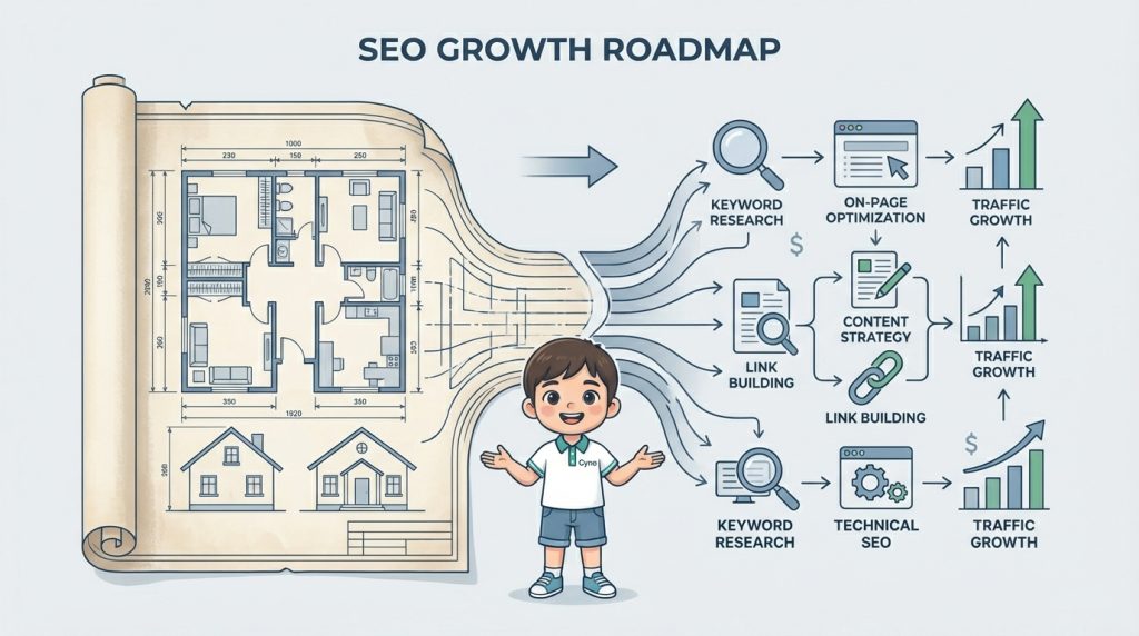 Xác định mục tiêu SEO giống như xây nhà – cần bản vẽ và chiến lược rõ ràng