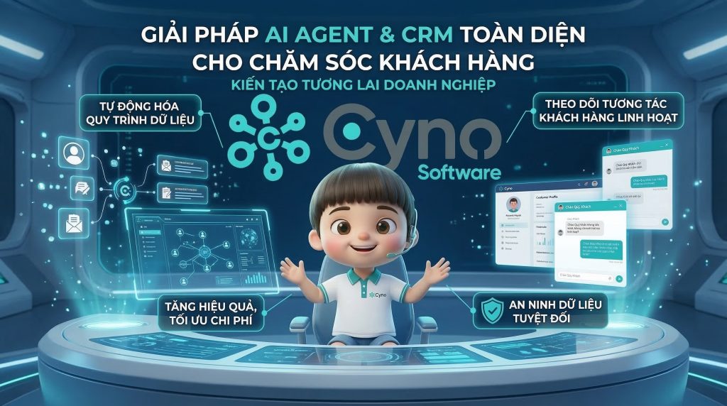 Ứng dụng AI và CRM trong quản lý dữ liệu và chăm sóc khách hàng giúp doanh nghiệp cá nhân hóa trải nghiệm.