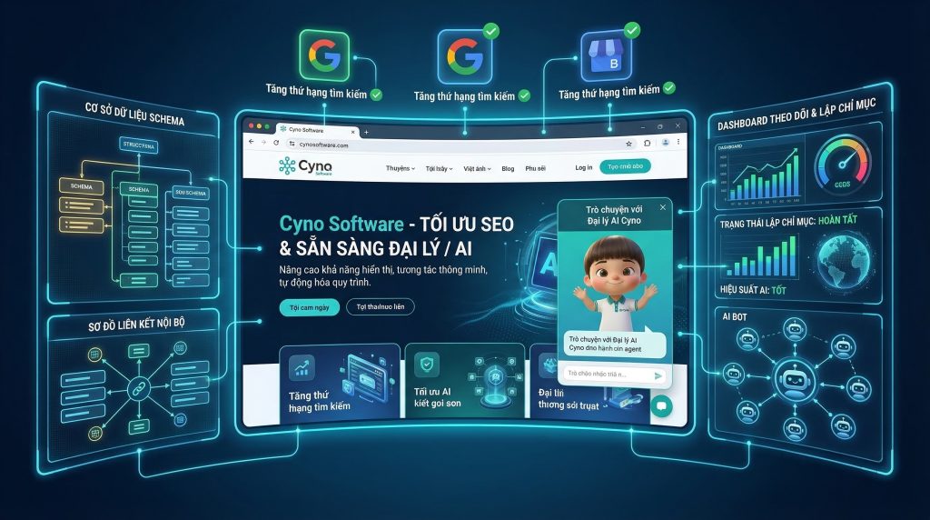 Website chuẩn SEO và sẵn sàng cho AI Agent